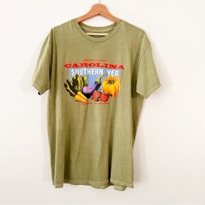 Urban Outfitters Global Hiatus Short Sleeve Vegetable Garden Tee in Green medium